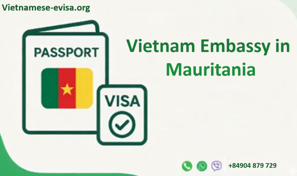 Vietnam Embassy Sticker Visa in Mauritania