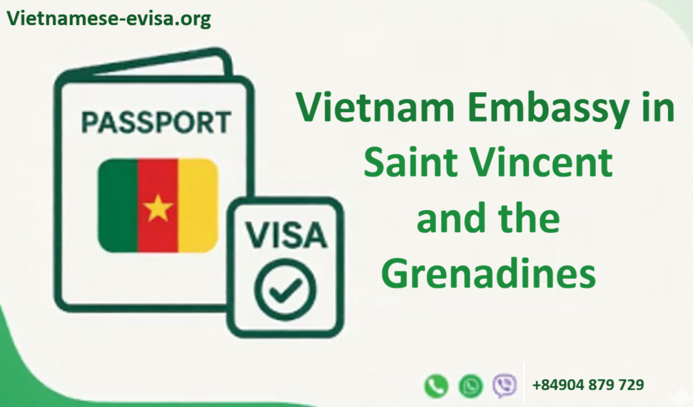 Vietnam Embassy Sticker Visa in Saint Vincent and the Grenadines