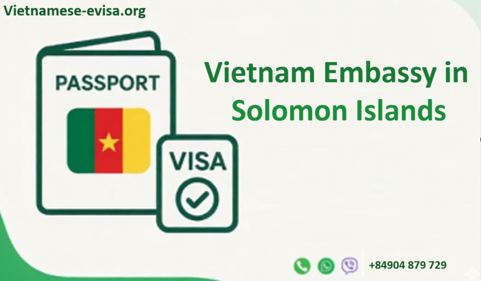 Vietnam Embassy Sticker Visa in Solomon Islands