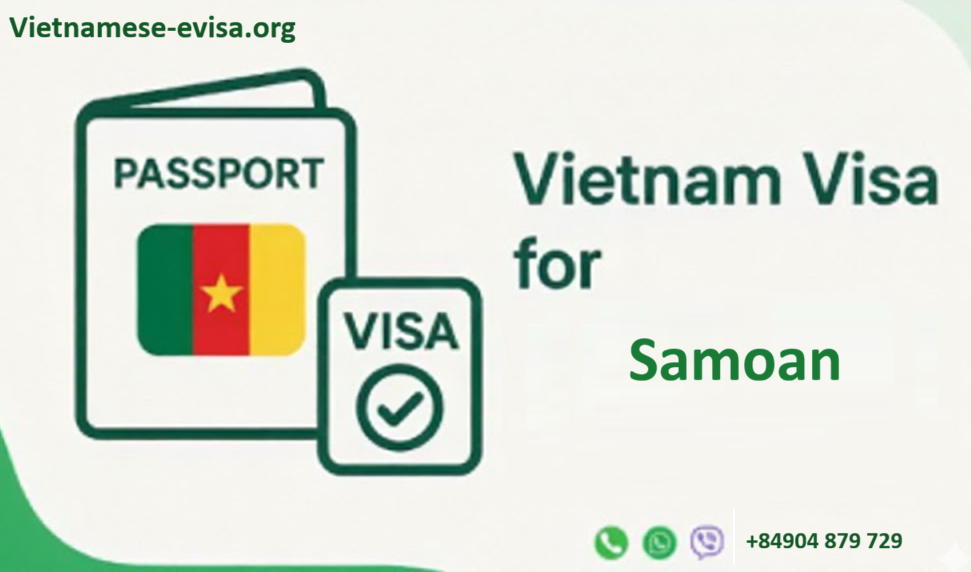 Vietnam visa for Samoan citizens