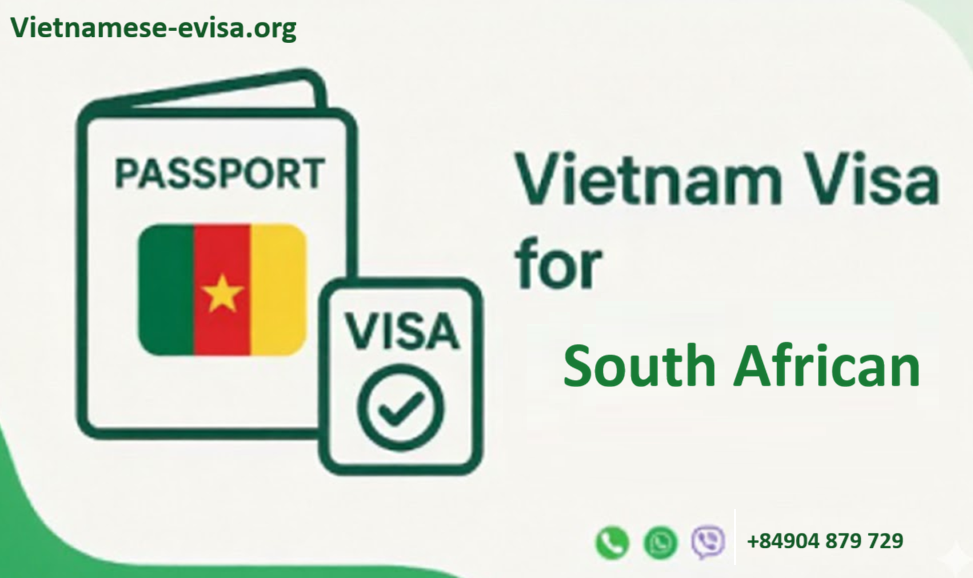 Vietnam visa for South African citizens