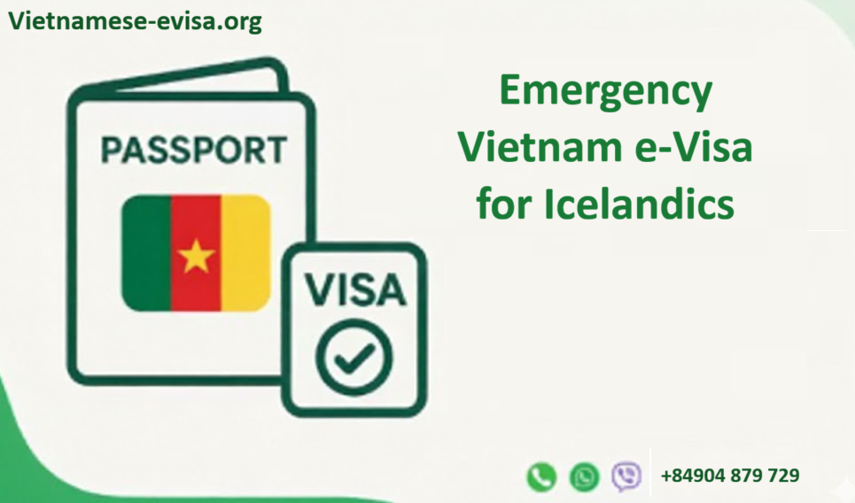 Emergency Vietnam e-Visa for Icelandics